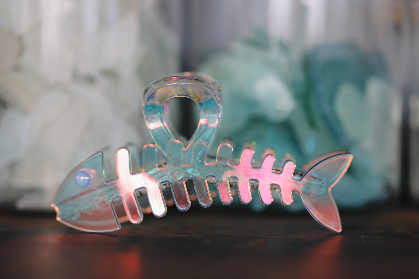 X-ray fish hair clip