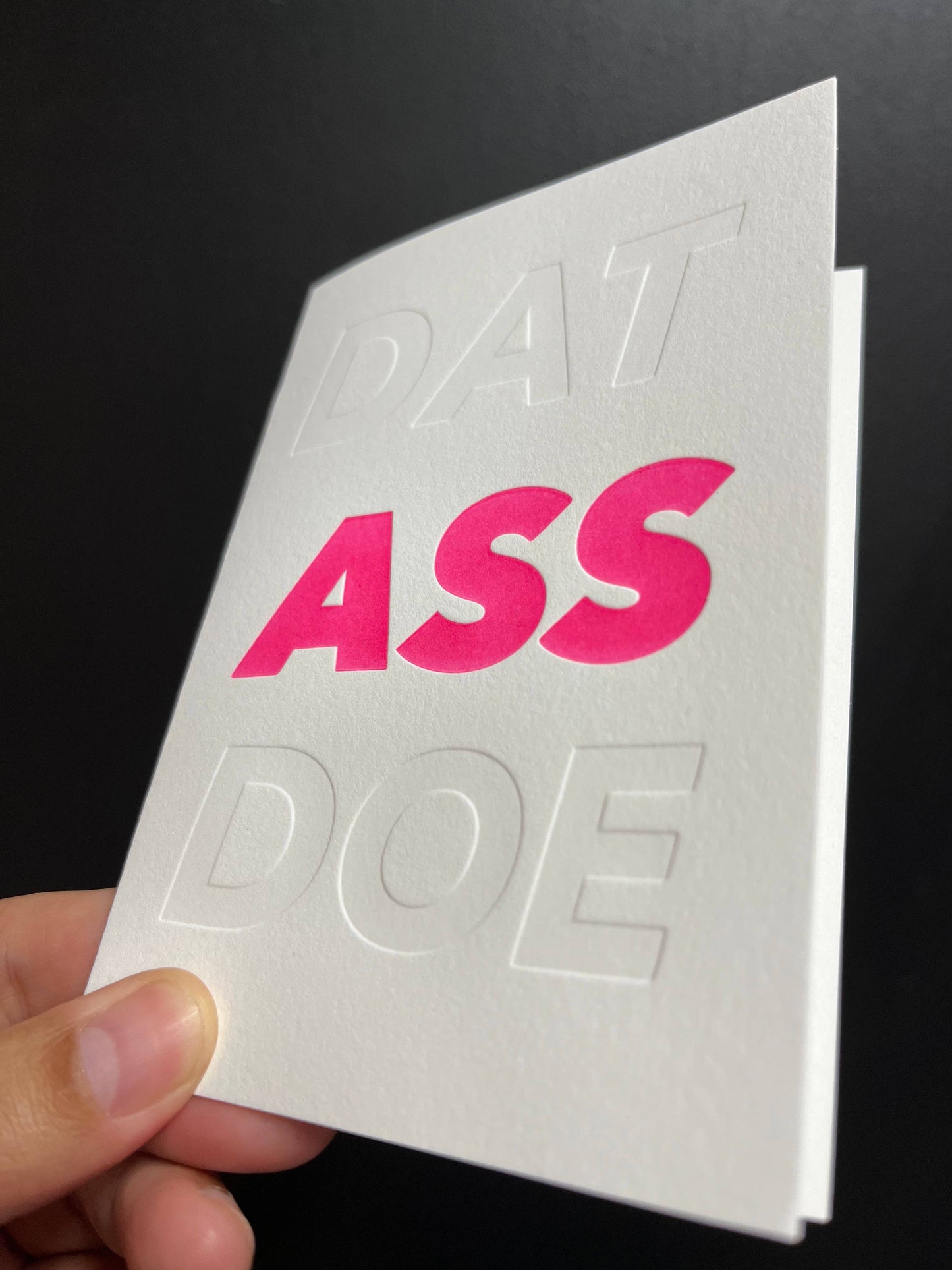 DAT ASS DOE Card