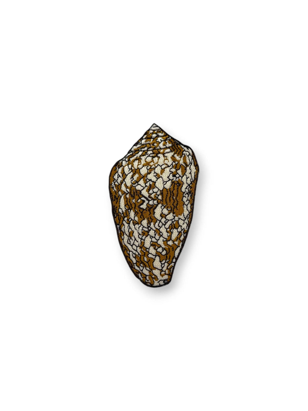 TEXTILE CONE SHELL IRON-ON PATCH