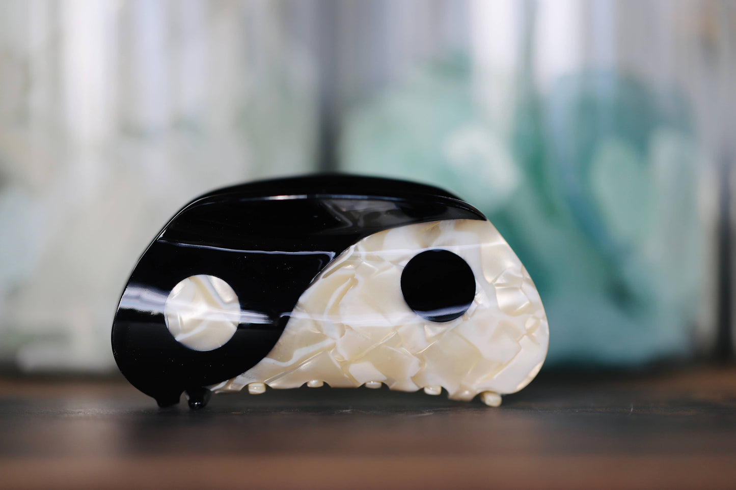 Yin Yang hair clip
