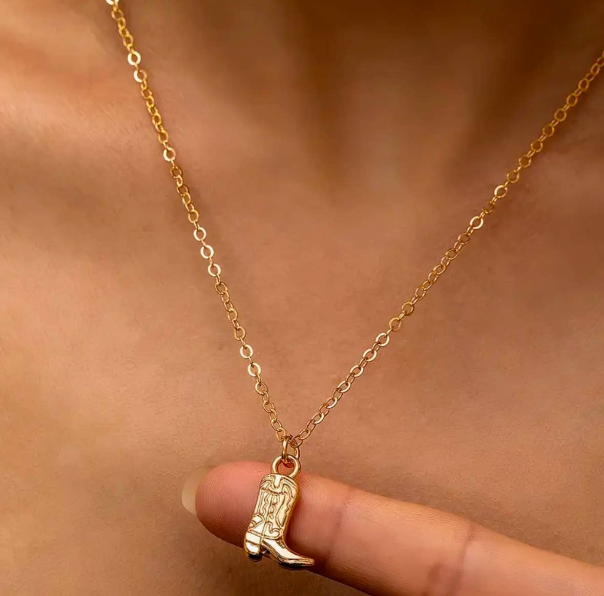 Makawao Ranch Cowboy Boot Necklace
