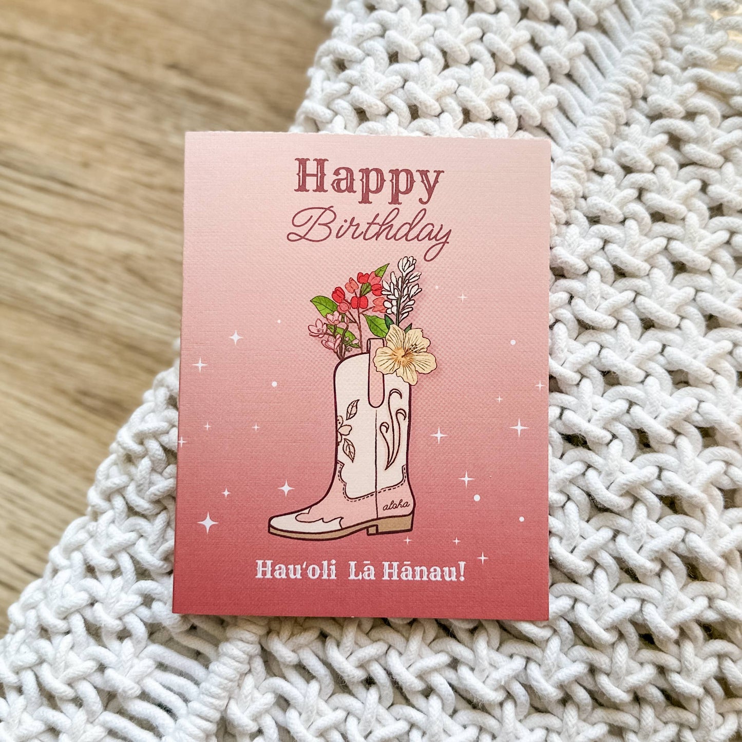 Paniolo Birthday - Greeting Card