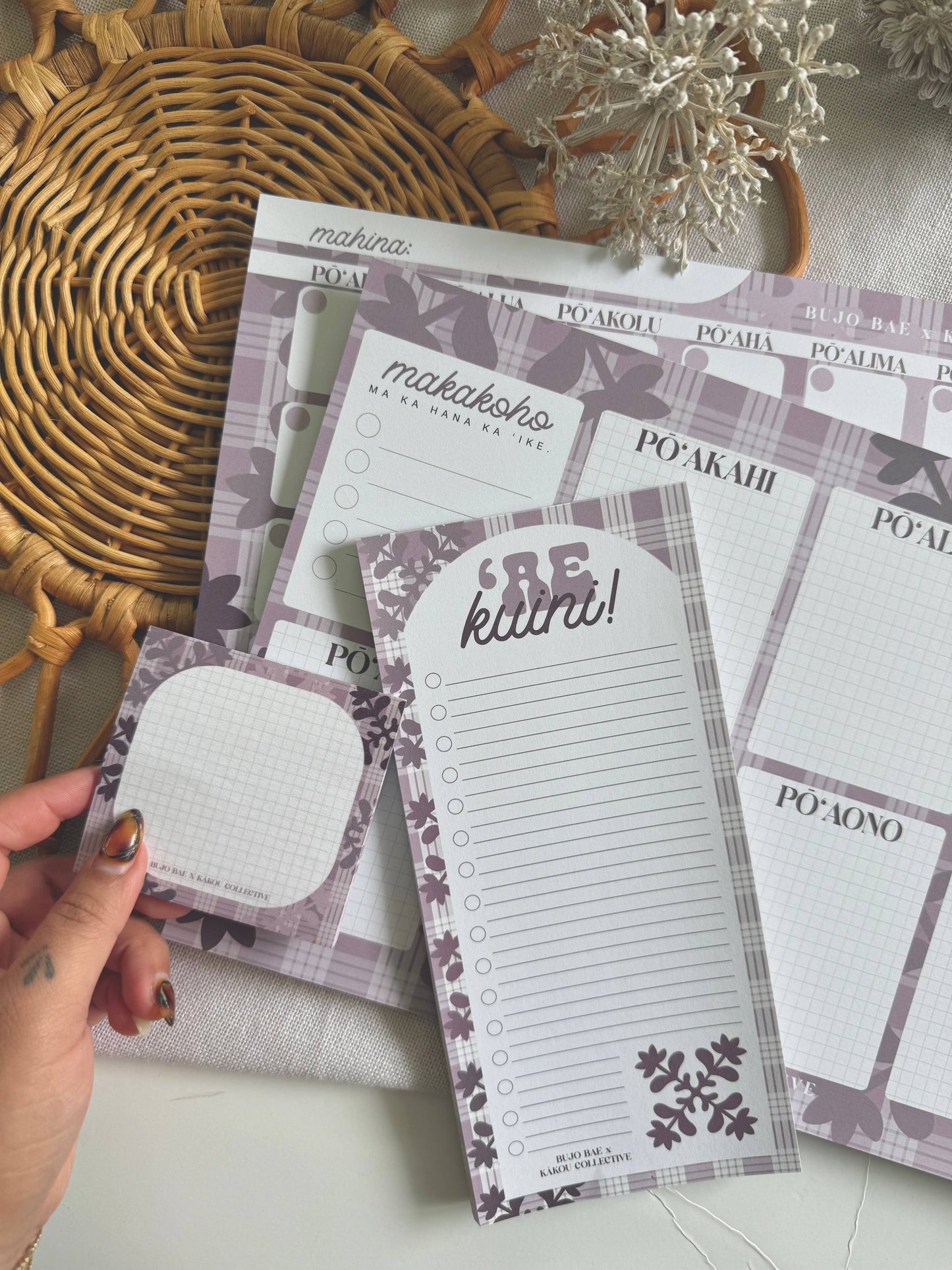 Naupaka Kapa Kuiki x Palaka | Monthly Notepad