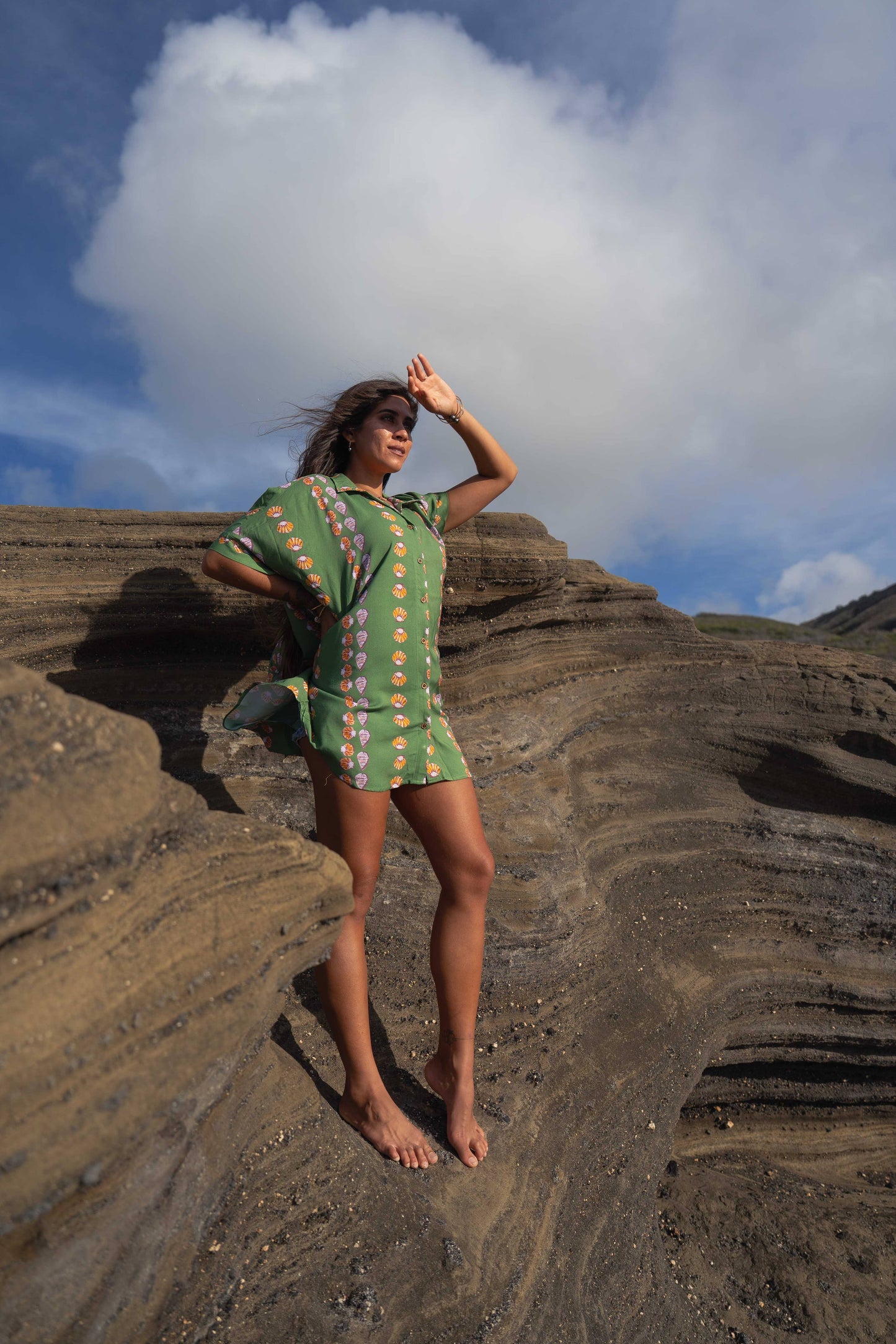 Shell Picker Oversized Tee