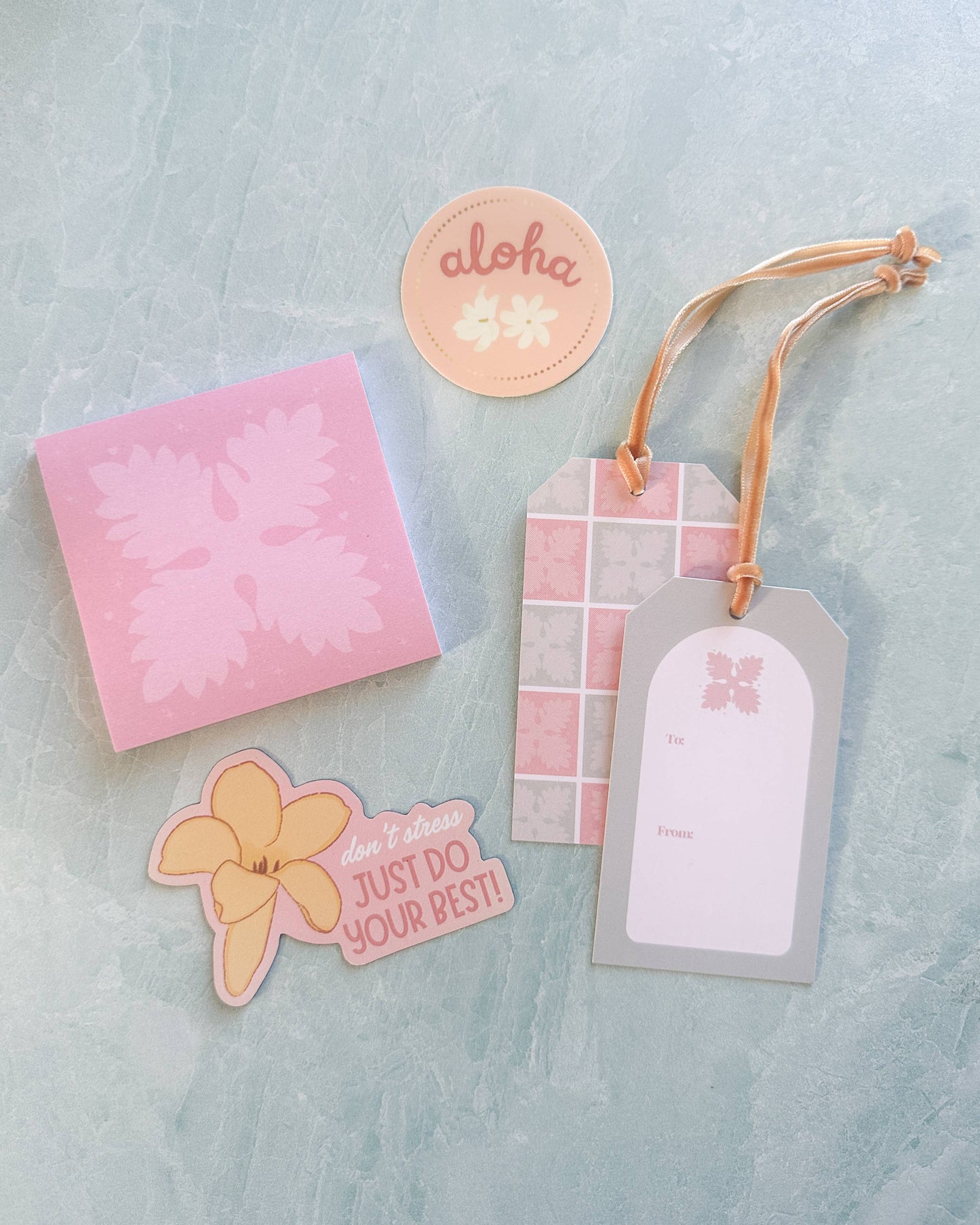 Hawaiian Quilt - Gift Tags (Set of 5)