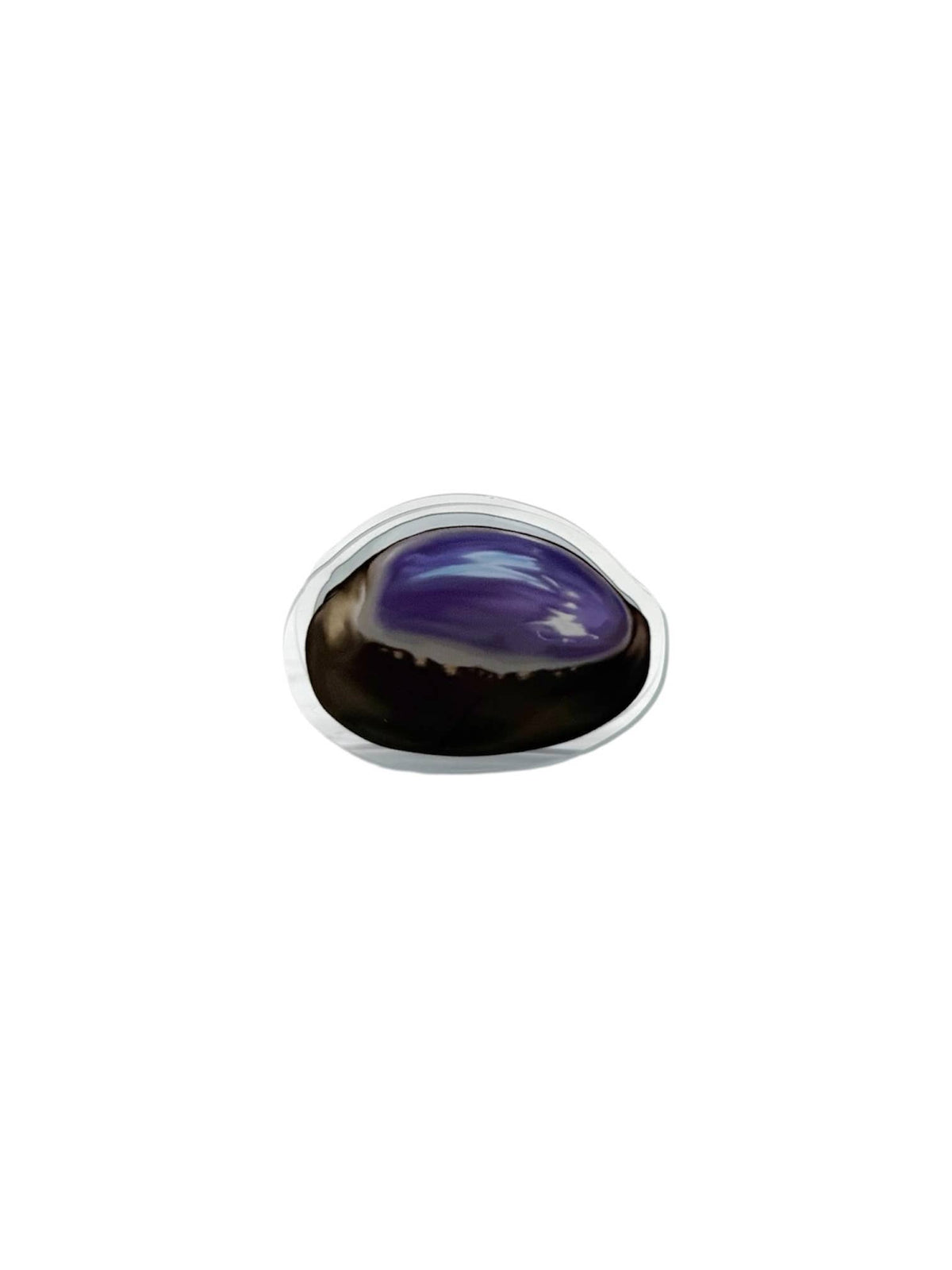 PURPLE COWRY ACRYLIC PAPER CLIP
