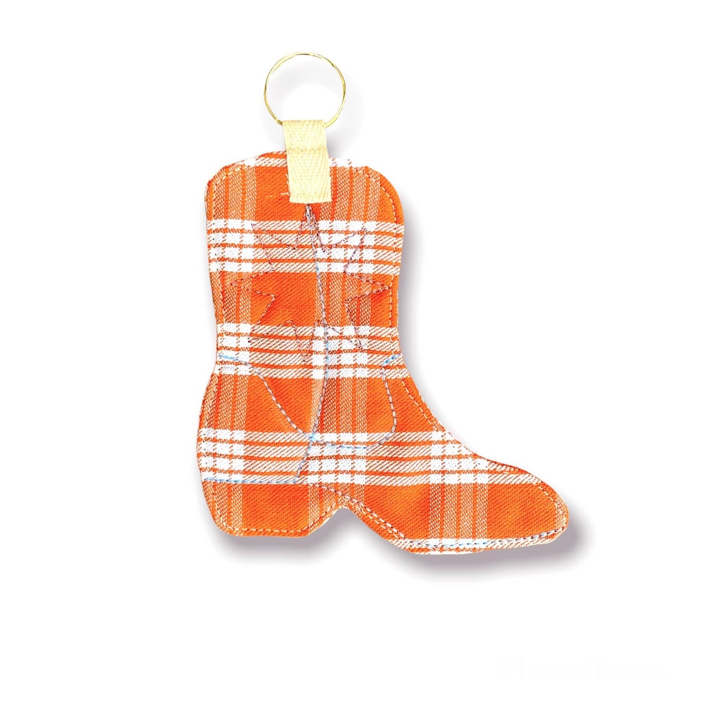 Paniolo Cowboy Palaka Embroidered Novelty Keychain