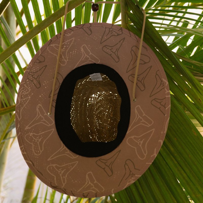 Shark Tooth Straw Hat Adult