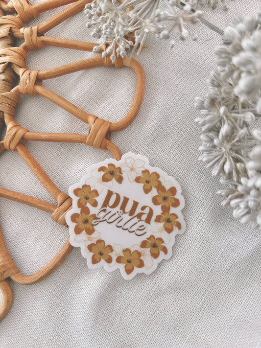 Pua Girlie | Clear Vinyl Sticker