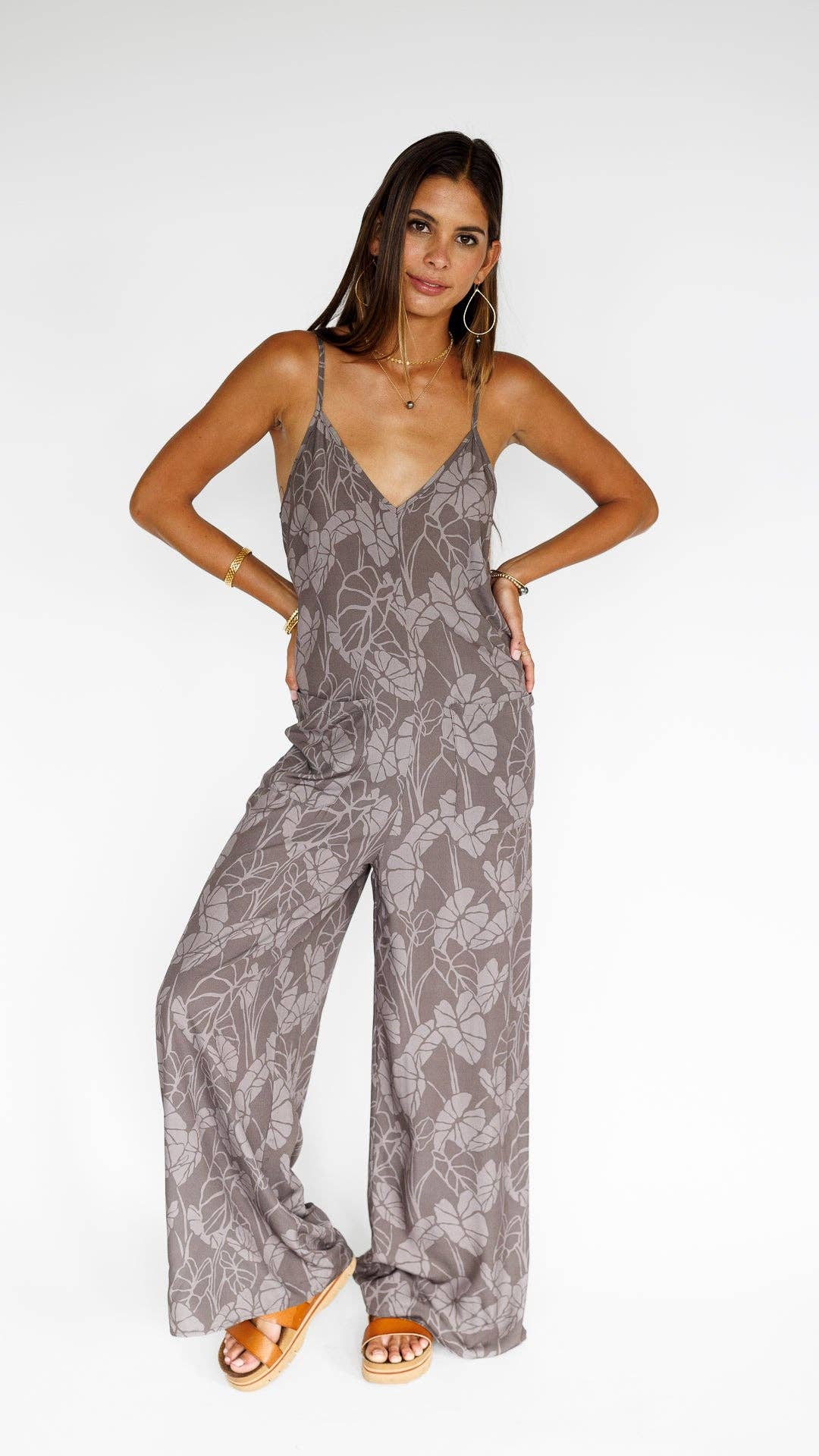 Kalo Patch / Haiku Jumpsuit / Earth