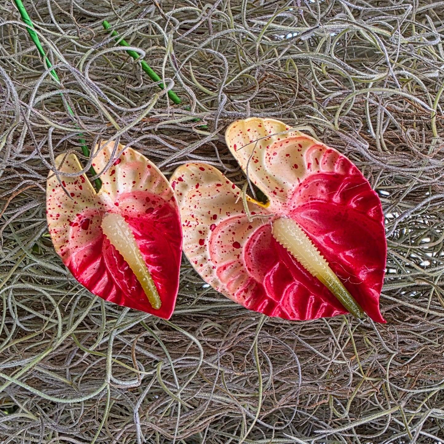 Large Anthurium Hair Pick, Single Flower Hair Accessory