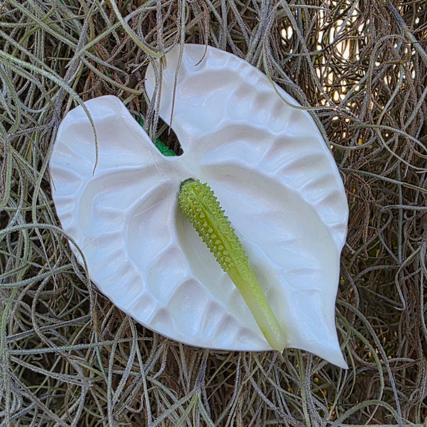 Large Anthurium Hair Pick, Single Flower Hair Accessory
