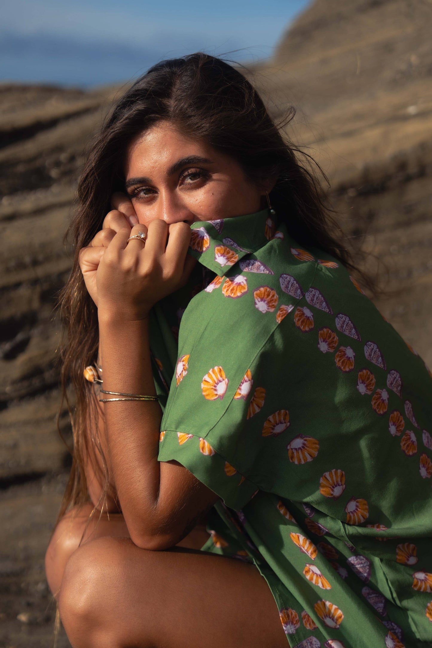 Shell Picker Oversized Tee