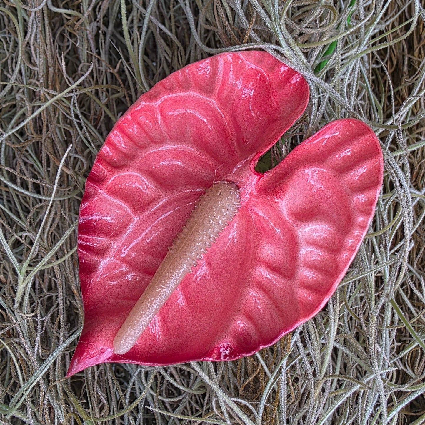Large Anthurium Hair Pick, Single Flower Hair Accessory