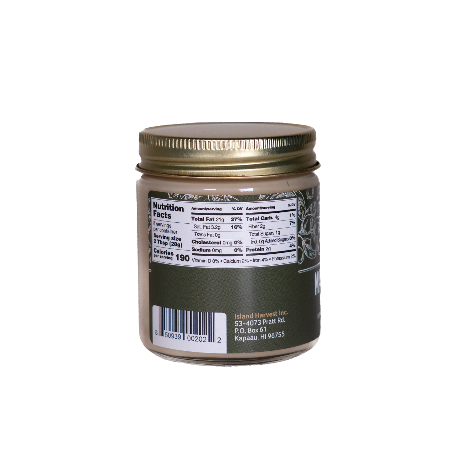 Organic Macadamia Nut Butter (8oz)
