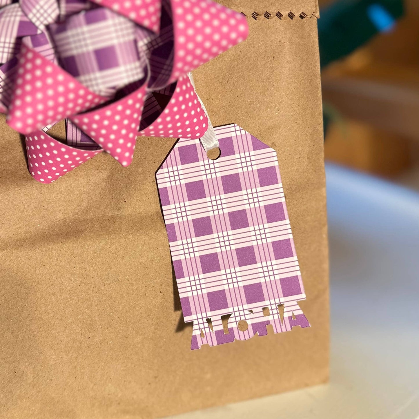 Handmade Paper Gift Tags - Aloha Set of 6