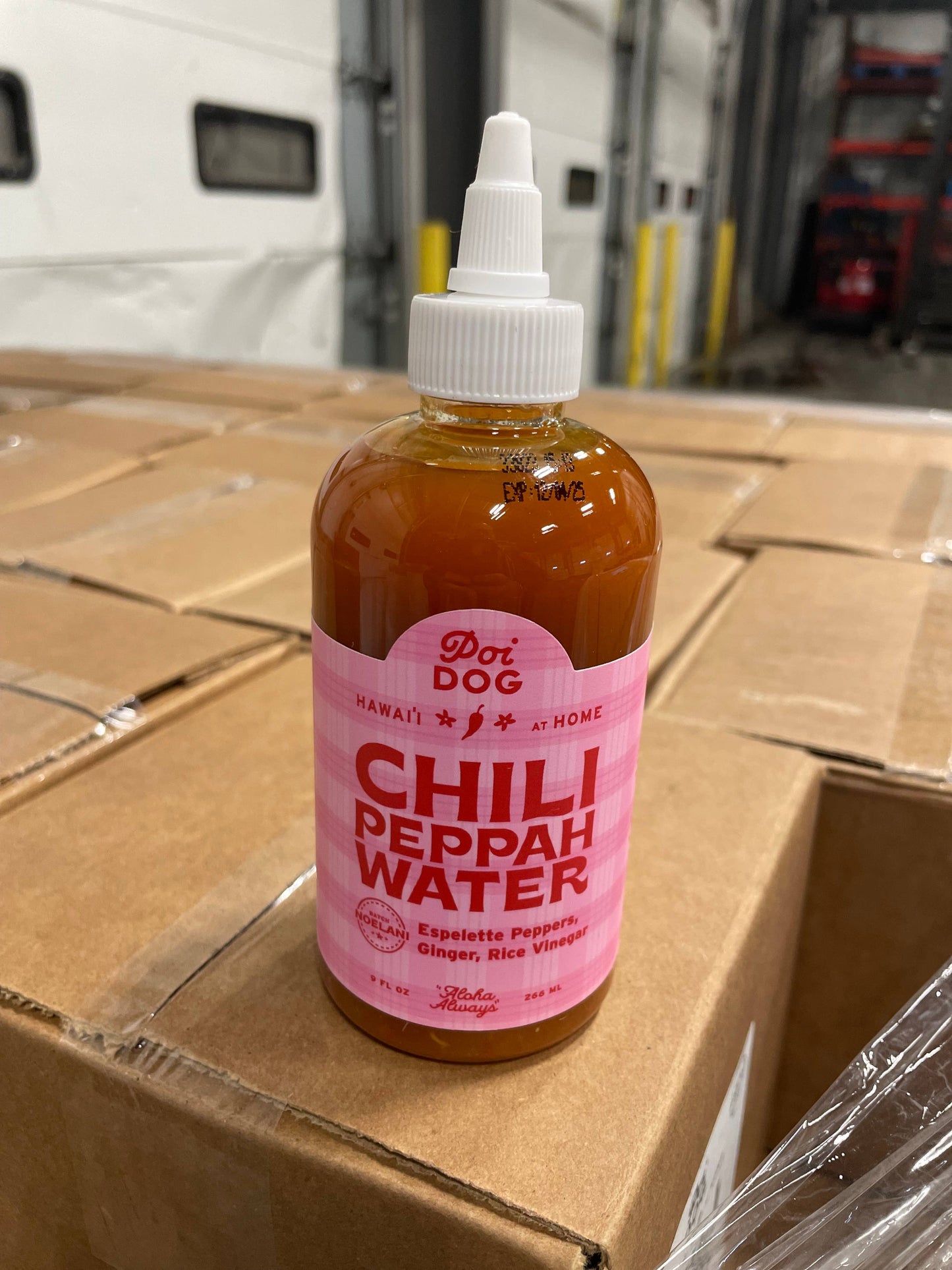 Chili Peppah Water (9 oz Squeeze)  Batch: Kehaunani