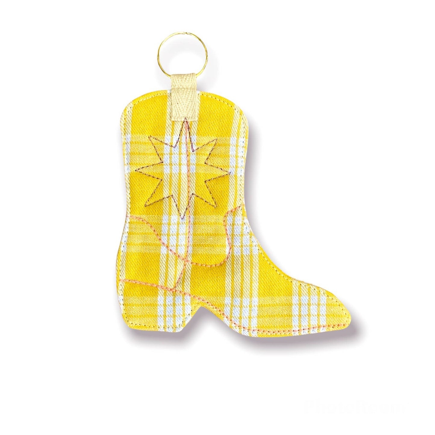 Paniolo Cowboy Palaka Embroidered Novelty Keychain