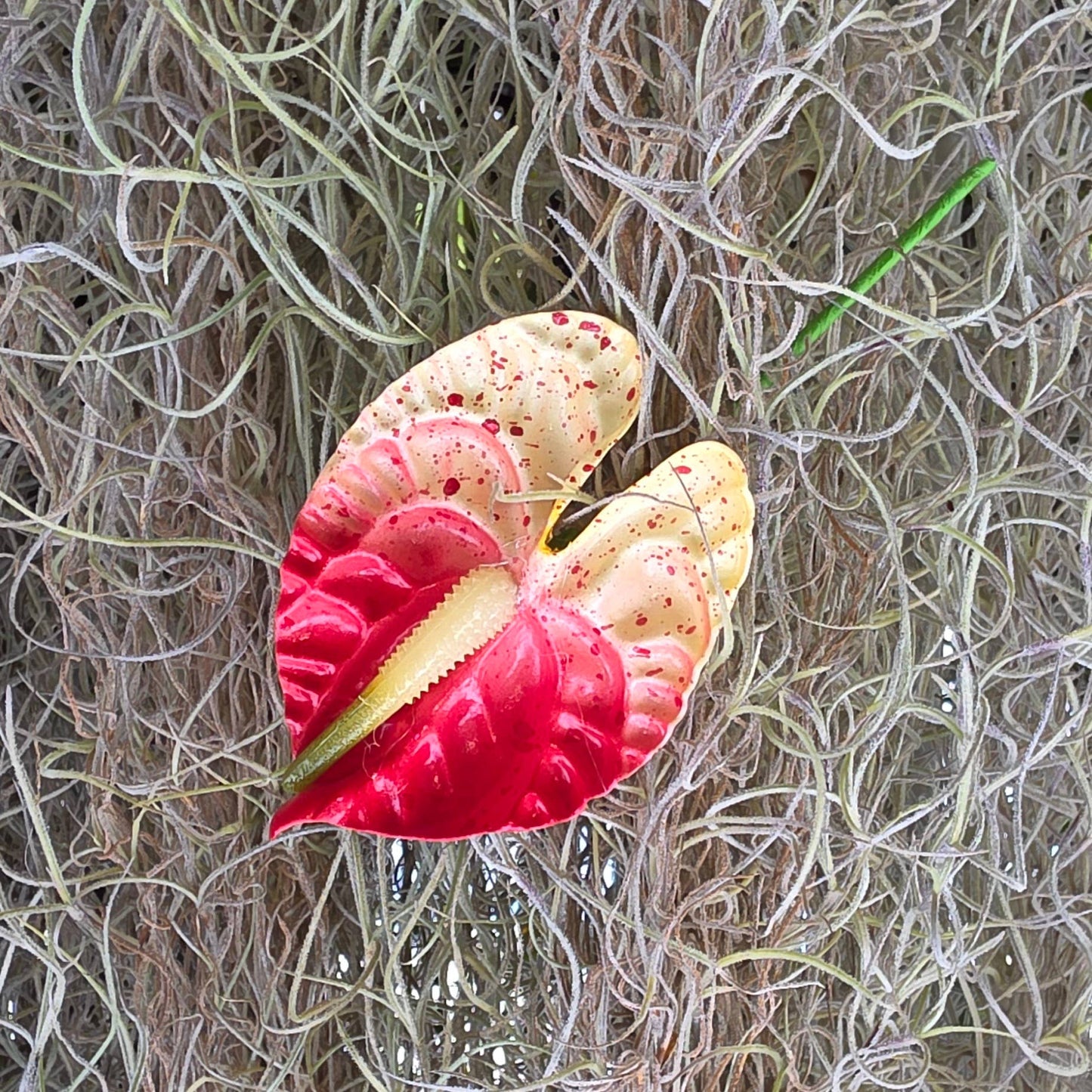 Large Anthurium Hair Pick, Single Flower Hair Accessory