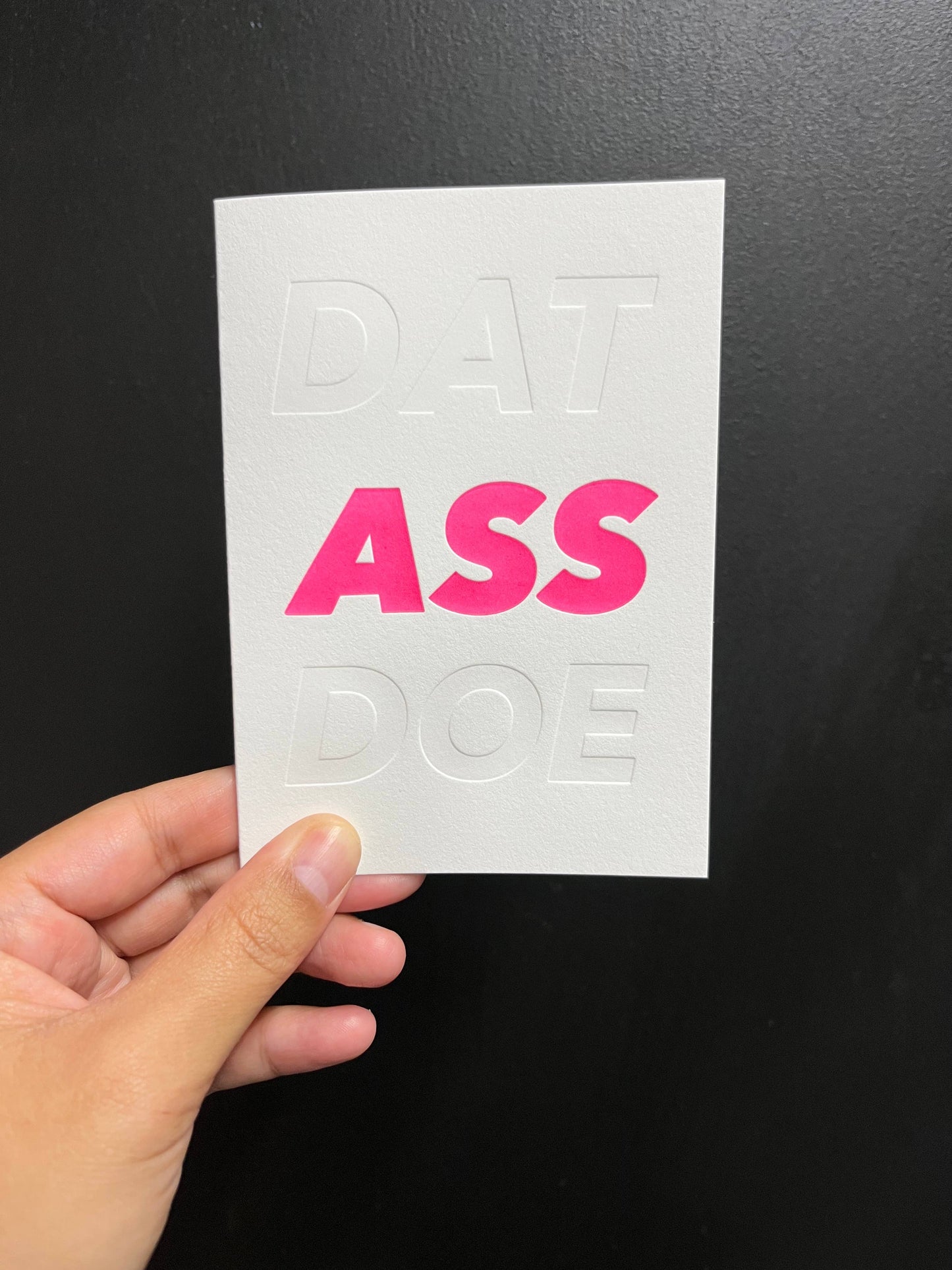 DAT ASS DOE Card