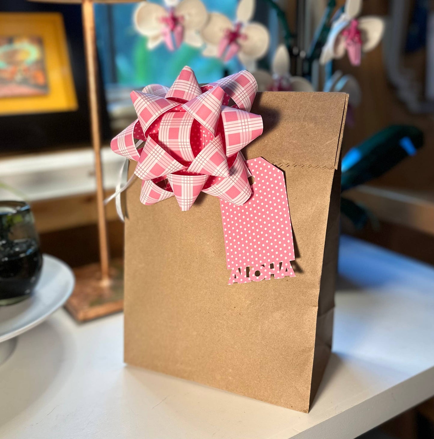 Handmade Paper Gift Tags - Aloha Set of 6