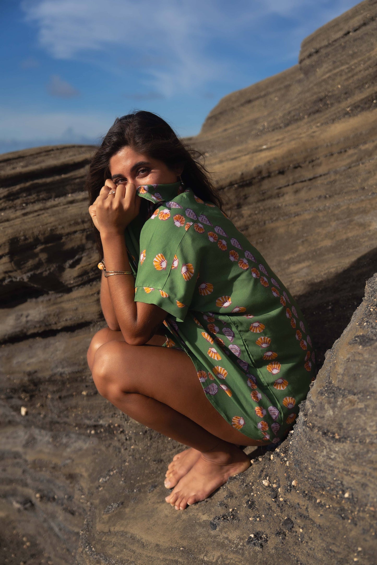 Shell Picker Oversized Tee