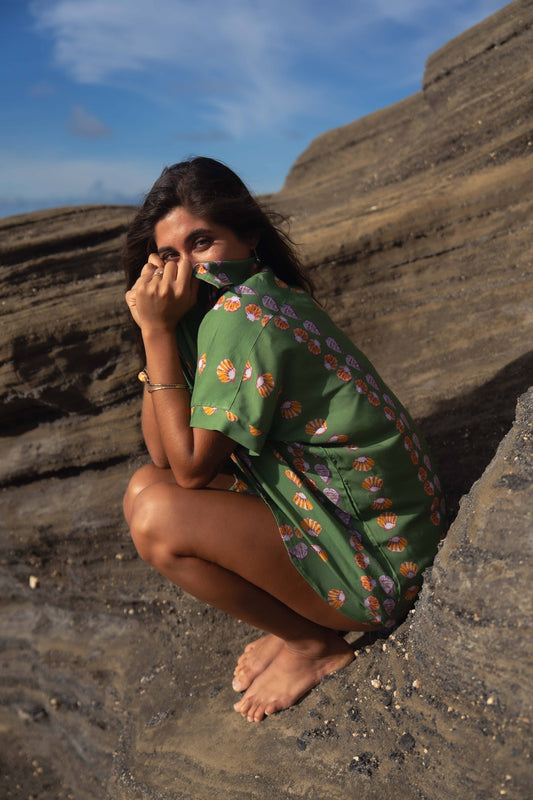 Shell Picker Oversized Tee