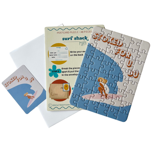 Stoked For You Bu Postcard Puzzle