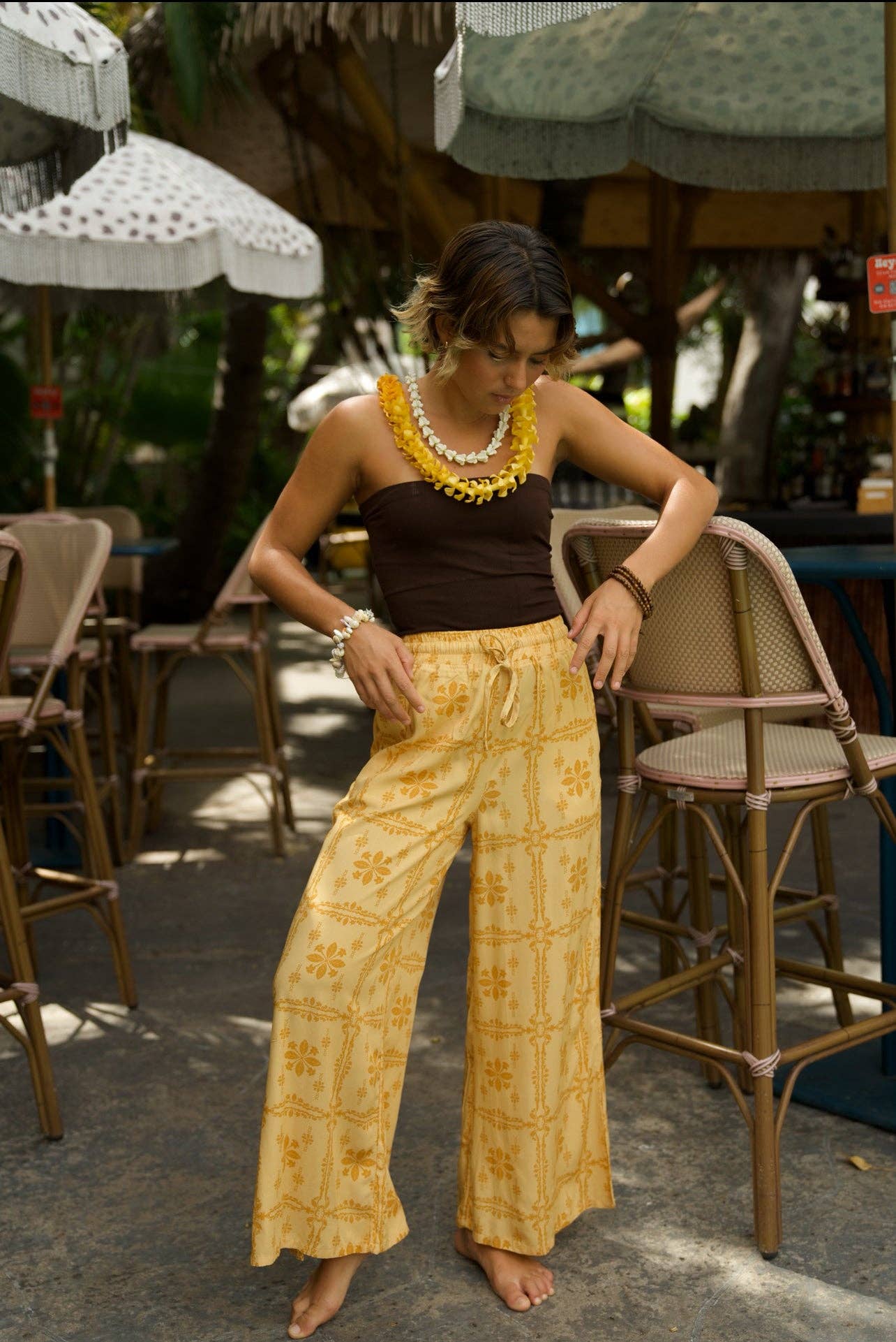 Pua Kenikeni Glow Hoa Pants