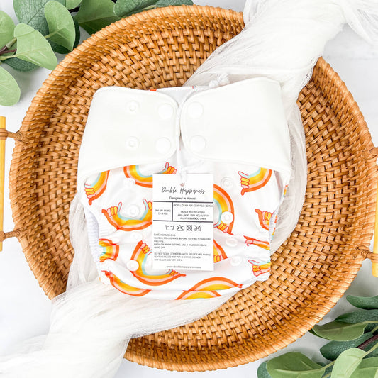 Swim Diaper w/ Insert | Rainbow Shaka x Kelsie Dayna