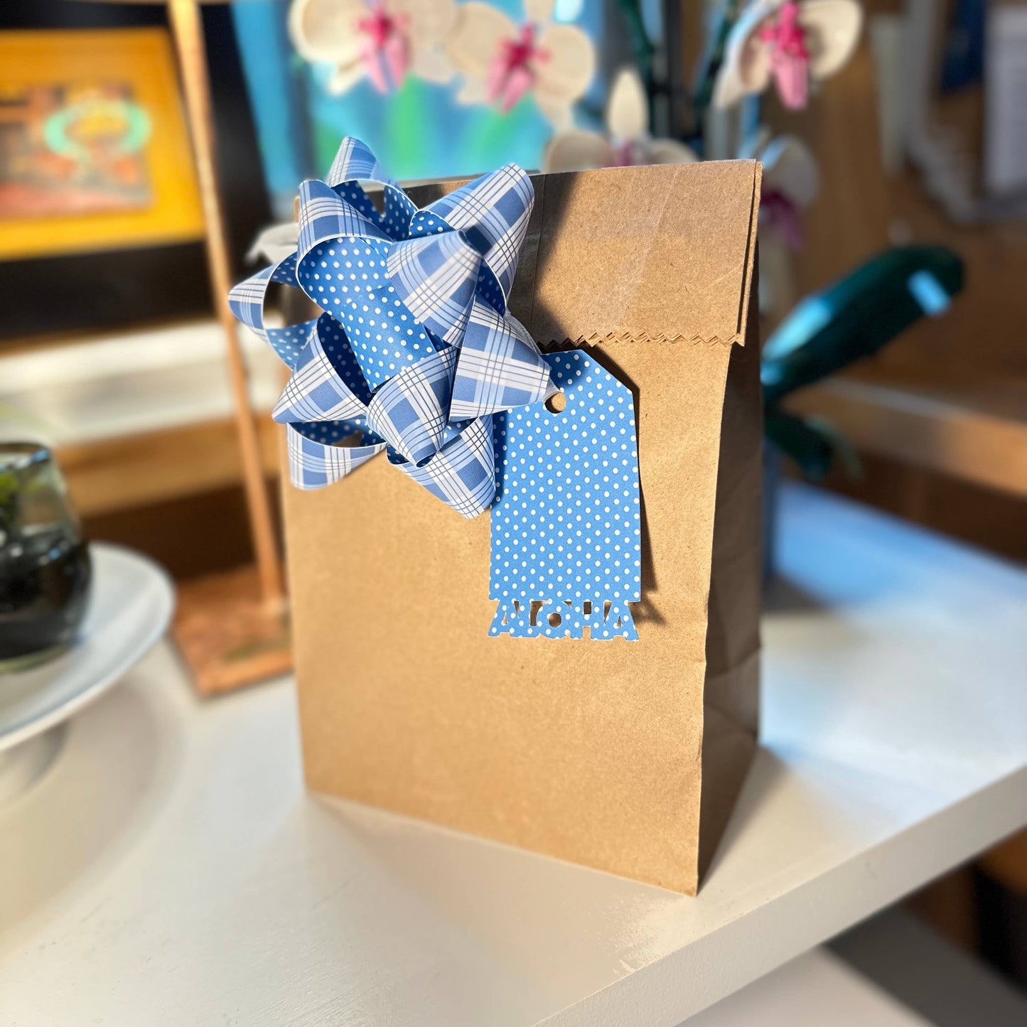 Handmade Paper Gift Tags - Aloha Set of 6
