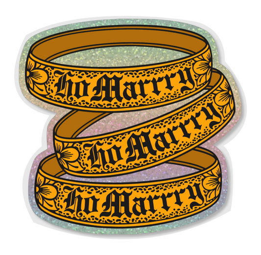 Ho Marrry Stacked Sticker