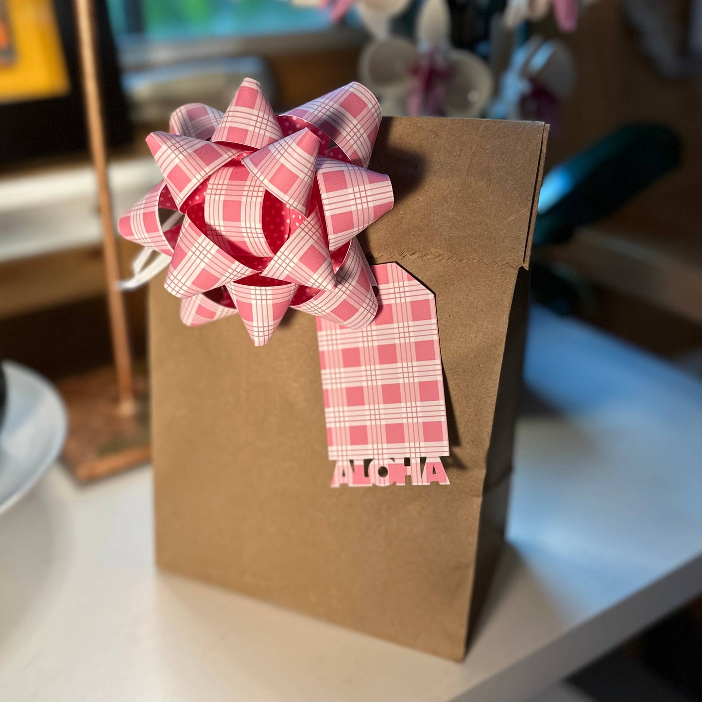 Handmade Paper Gift Tags - Aloha Set of 6
