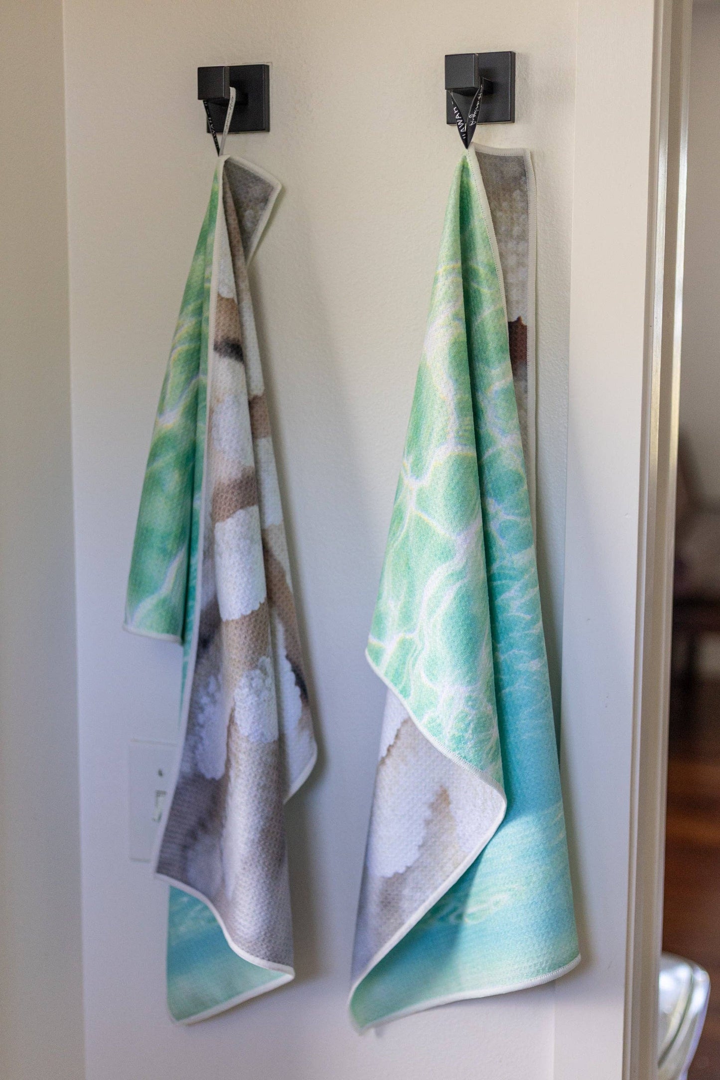White Coral & Bora Bora Ocean Tea Towel
