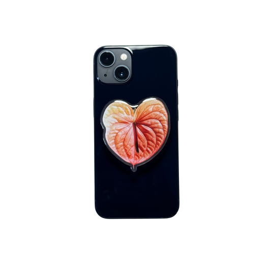 ANTHURIUM PHONE GRIP ADHESIVE OR MAGNETIC