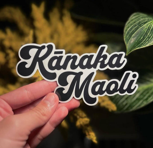 Kanaka Maoli Vinyl Sticker