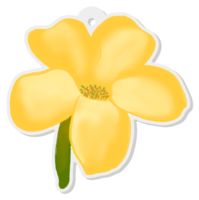 Puakenikeni Acrylic Charm