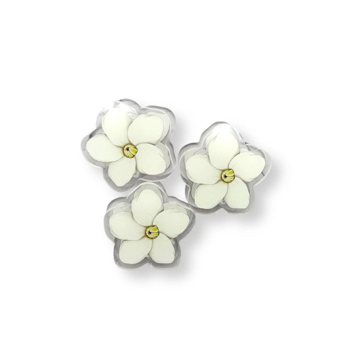 PUAKENIKENI WHITE ACRYLIC PAPER CLIP