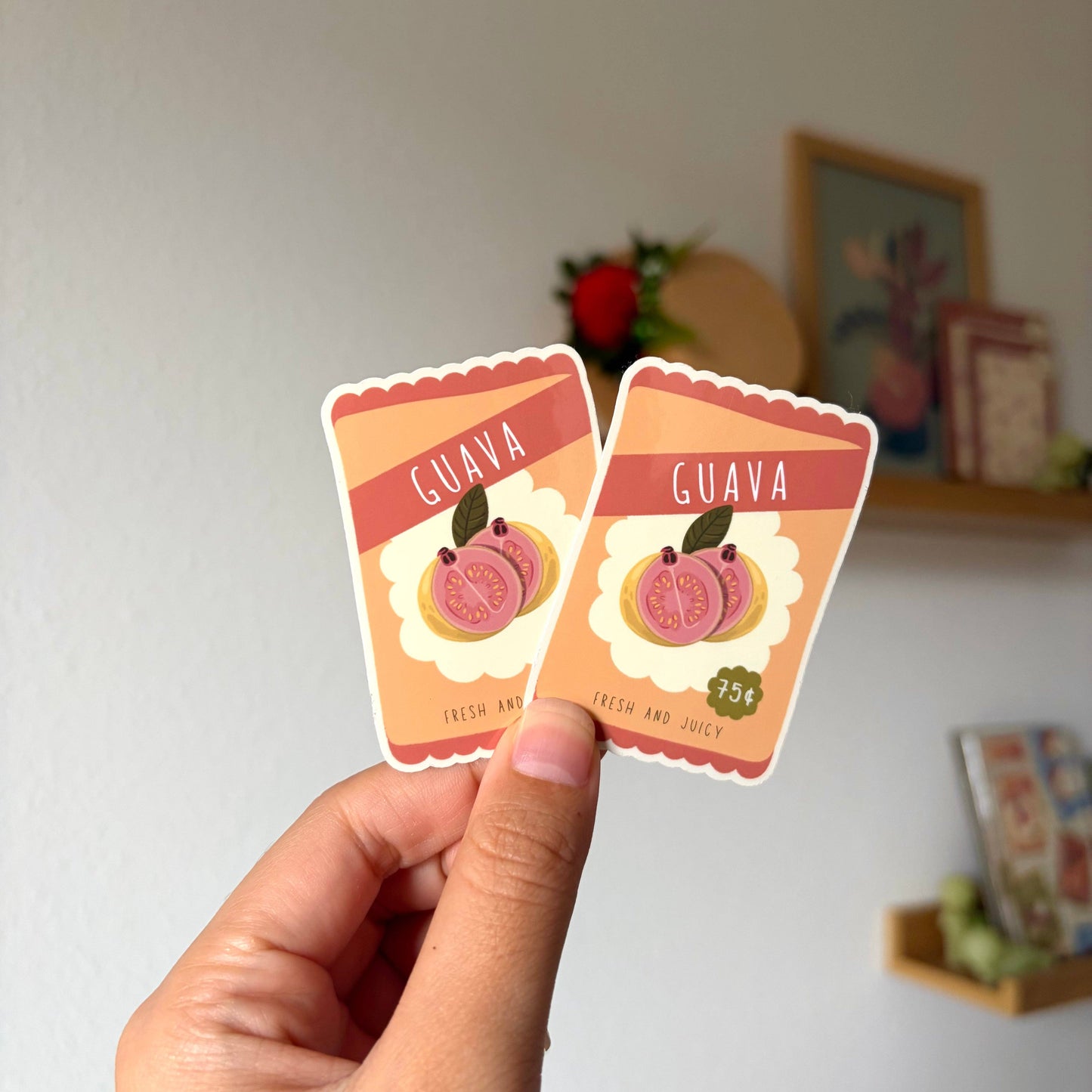 Guava Seed Packet Sticker