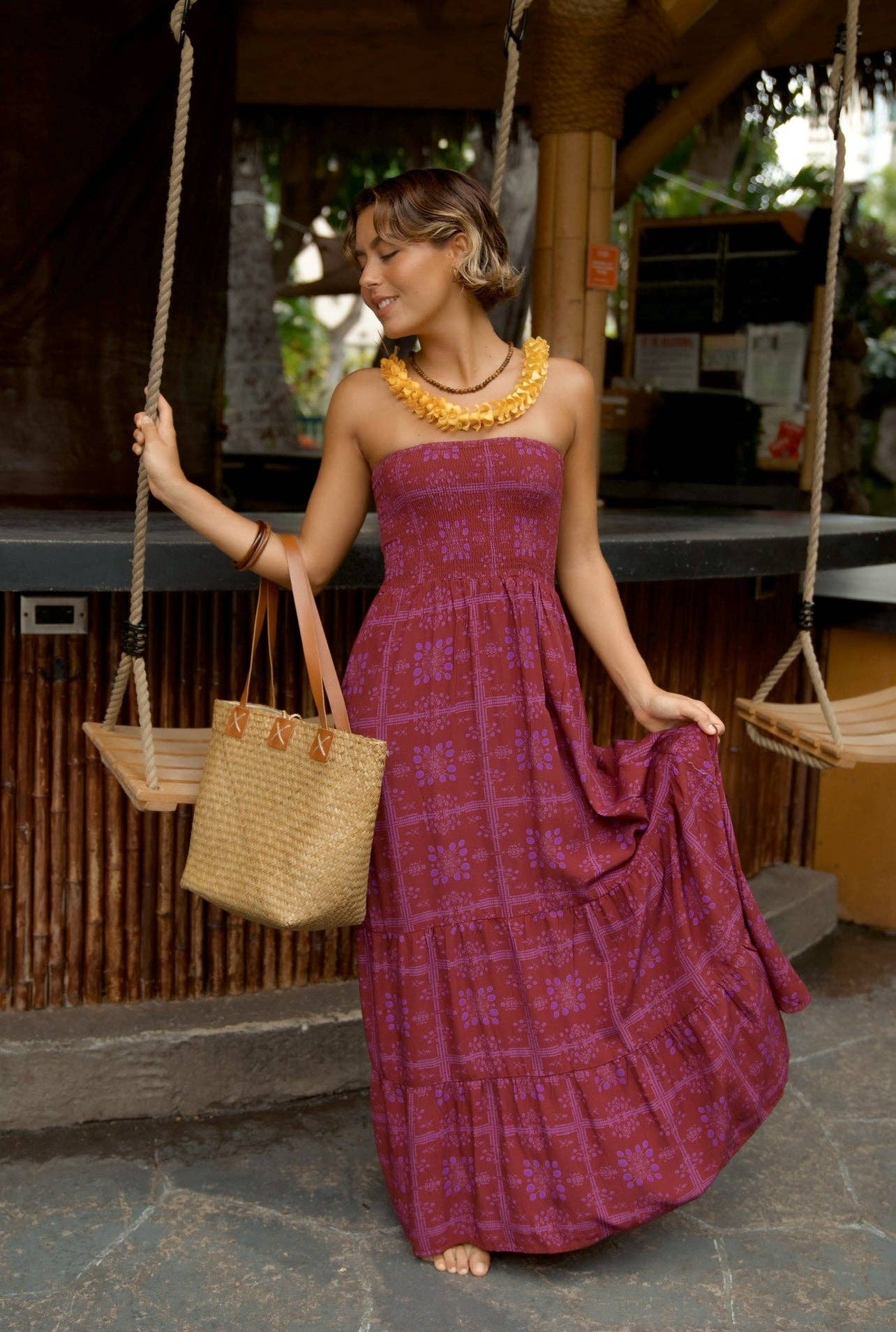 Mango Sunset Maile Dress