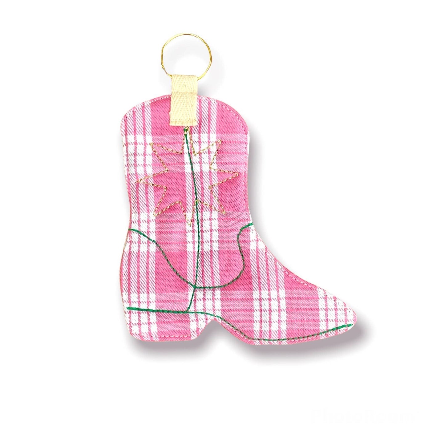 Paniolo Cowboy Palaka Embroidered Novelty Keychain