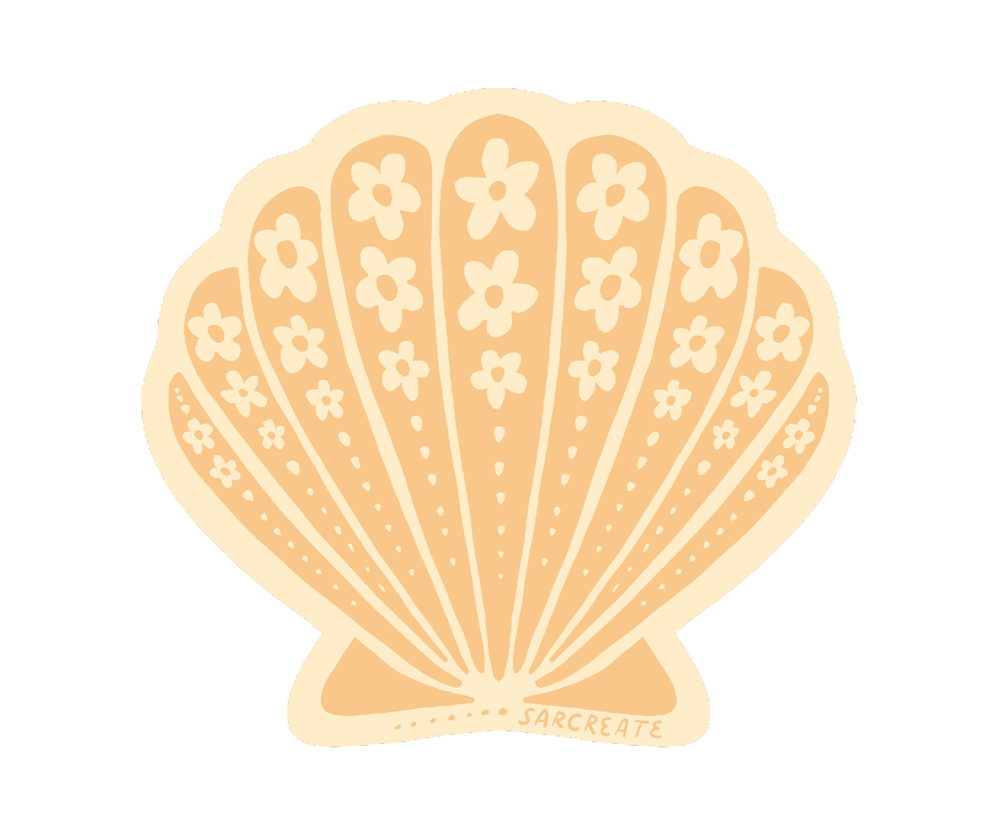 Sticker - Scallop Shell
