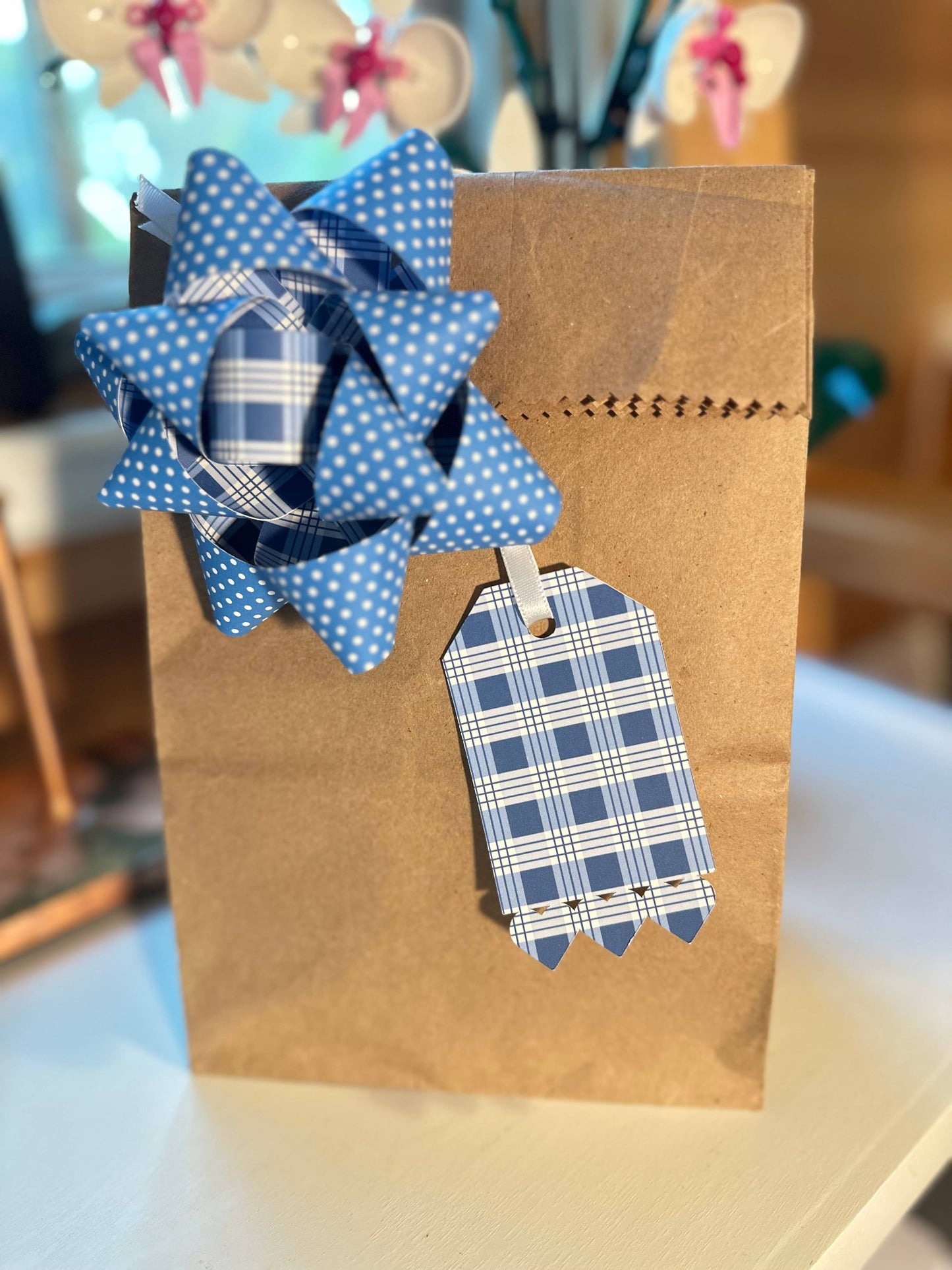 Handmade Paper Gift Tags - Hearts  Set of 6