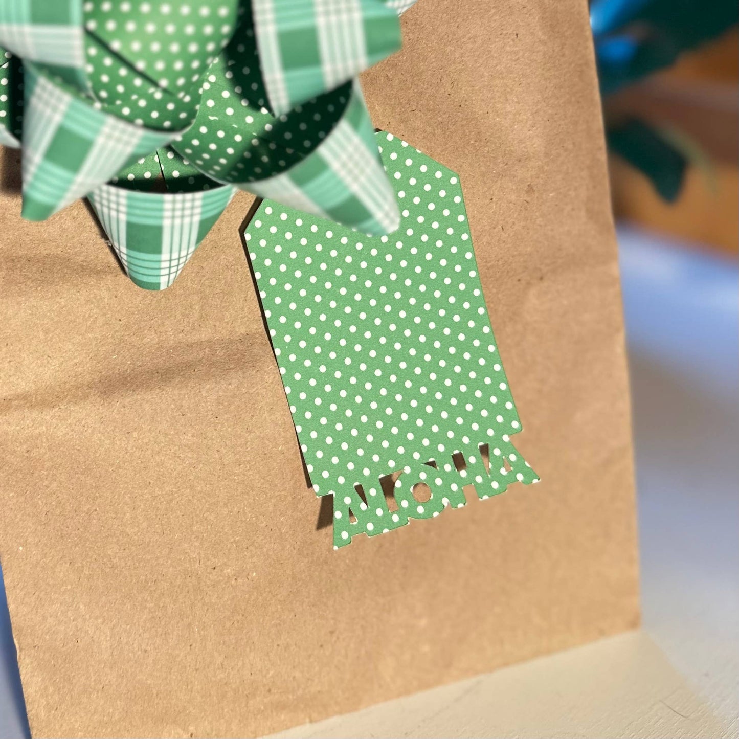 Handmade Paper Gift Tags - Aloha Set of 6