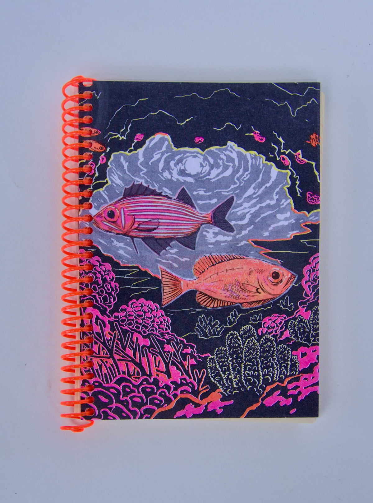 Reef Fish Spiral Bound Riso Lined Notebook