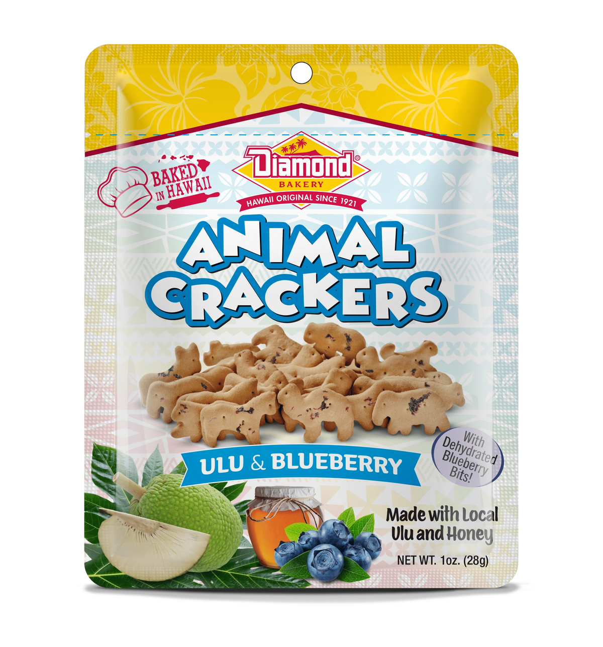 Hawaii Ulu Coop: Ulu & Blueberry Animal Crackers
