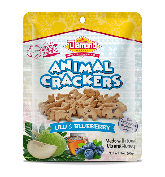 Hawaii Ulu Coop: Ulu & Blueberry Animal Crackers