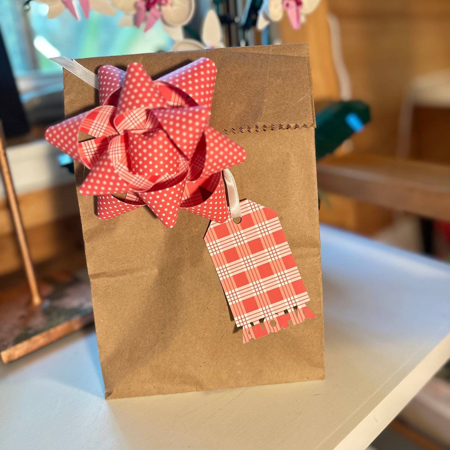Handmade Paper Gift Tags - Aloha Set of 6