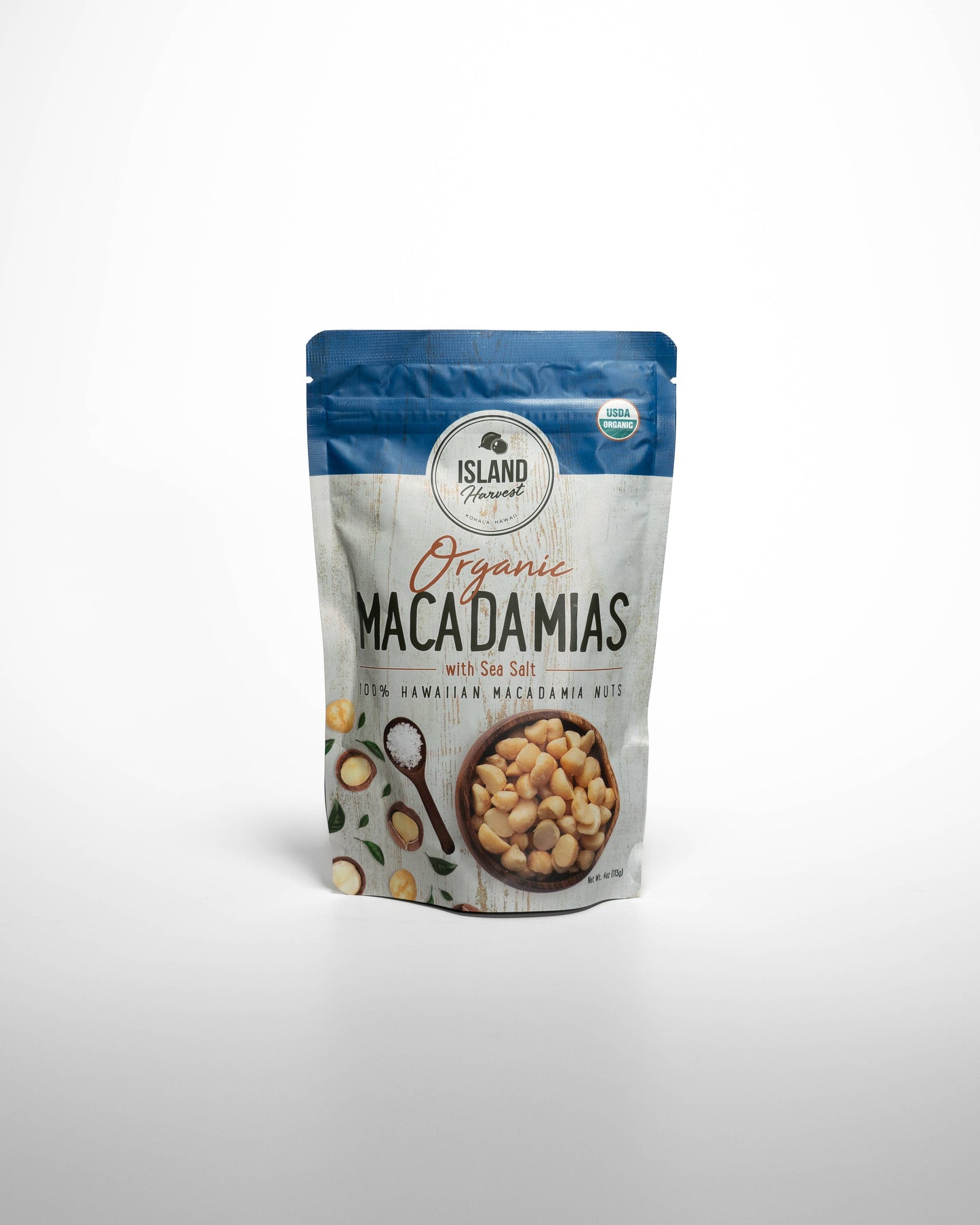 Organic Macadamias with Sea Salt (4oz)