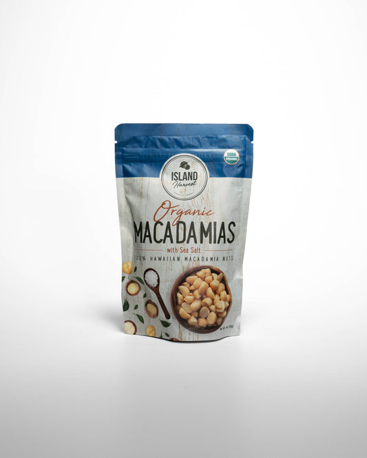 Organic Macadamias with Sea Salt (4oz)